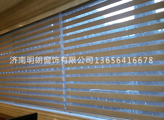 噴畫logo窗簾,山東電動百頁簾價格,山東電動百頁簾批發